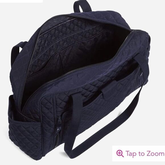 Vera Bradley Factory Style Baby Bag in Microfiber Classic Navy NWT - Picture 3 of 5